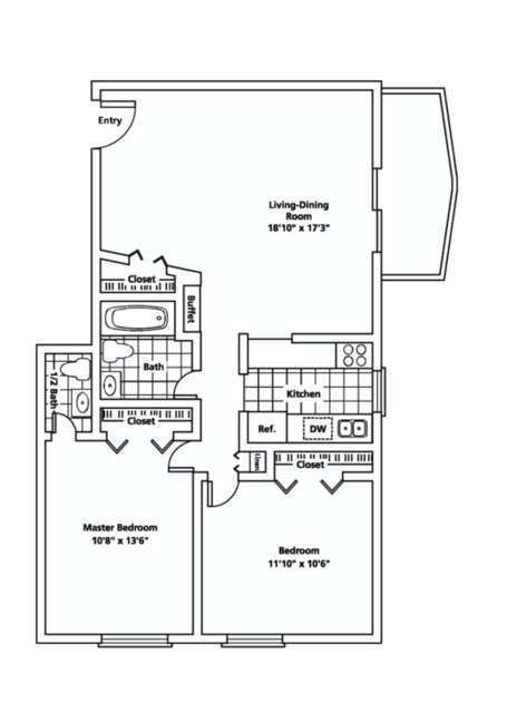 Two Bedroom Corporate